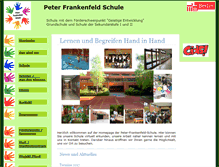 Tablet Screenshot of peter-frankenfeld-schule.de